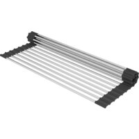 Roxen Uno 560210-54BS под столешницу графит/текстурная поверхность (ролл-мат, дозатор, сифон) Image #6