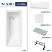 Lauter Estelle 180 21206080 (с ножками, серым подголов.,белым лиц. и торц.экраном) Image #1