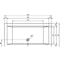 Riho Lugo 180x90 B134001005 (без ножек) Image #2