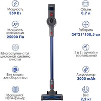 Endever SkyClean VC-304 (темно-синий/серый)