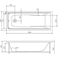 AM.PM Gem 150x70 W90A-150-070W-A1 Image #12