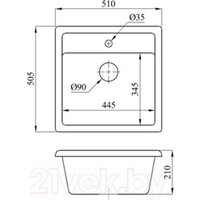 БелЭворс Rio + смеситель Like F8007122 (черный) Image #15