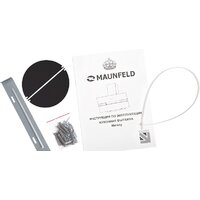 MAUNFELD Mersey 90 (нержавеющая сталь\черное стекло) Image #16