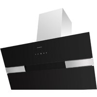 MAUNFELD Mersey 90 (нержавеющая сталь\черное стекло)