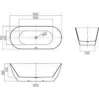 Grossman GR-12501 160x75 (белый) Image #4
