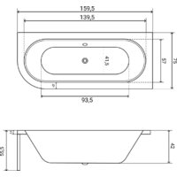 Lauter Bliss 160 P 21201062P (с ножками и сифоном 21Y11010 хром) Image #35