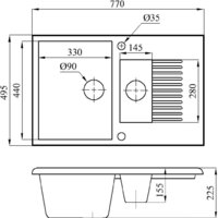БелЭворс Forma L (бежевый, без сифона) Image #2