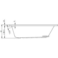 Riho Dola 150x70 BB29005 (с каркасом) Image #3