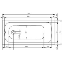 Riho Dola 150x70 BB29005 (с каркасом) Image #2