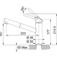 Franke Orbit Pull Out 115.0623.057 (хром/оникс) Image #2