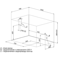 Aquanet Seed 100x70 (с каркасом) Image #7