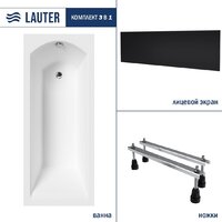 Lauter Amelia 180х80 21204080 (с ножками и лицевым черным экраном) Image #2