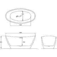 Polimat Mango 150x75 00518 (белый) Image #4