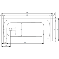 Riho Dola 180x80 BB32 (без ножек) Image #2