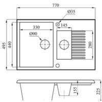БелЭворс Forma L + смеситель W74004-2 + дозатор L405F (черный) Image #9