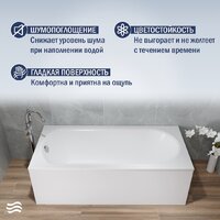 Lauter Haven 150 /21202005 (с ножками и сифоном 21Y11020 хром) Image #4