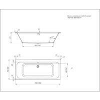 Aquatek Мия 170x75 MIY170-0000035 (с центральным сливом) Image #4