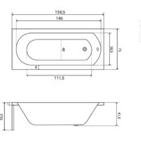 Lauter Haven 160 21202006 (с ножками, серым подголовн., белыми лиц. и торц. экранами) Image #27