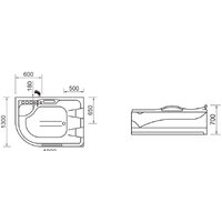 Wellis Dublo 180х130 WK00005-7 (с гидромассажем) Image #3