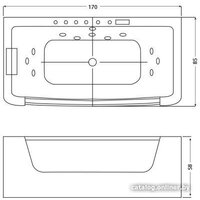 Wellis Rhone 170х85 WK00125 (с гидромассажем) Image #2