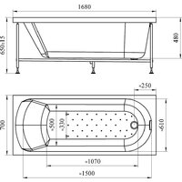 Radomir Николь Терапия 168x70 2-81-2-0-0-240Р (с гидромассажем) Image #11