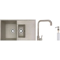 БелЭворс Forma L + смеситель W4998-4 + дозатор L405-1 (бежевый)