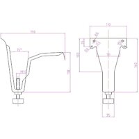 Lauter Tova 150 21S15022 + сифон 21Y31000 (с ножками) Image #25