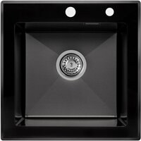 ARFEKA ECO AR 500*500 GS BLACK GLASS + BLACK PVD NANO