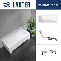 Lauter Estelle 170 21206070 (с ножками и сифоном 21Y11020 хром) Image #1