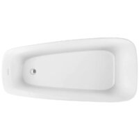 Aquatek Паола 78x170 AQ-190778 (белый глянцевый, с ножками и сливом) Image #3